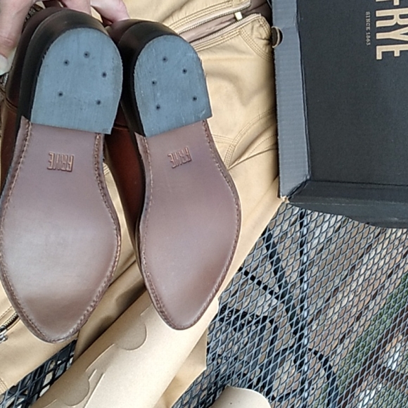 NIB Women's Frye Billy brown tan boots size 6 - Picture 13 of 16